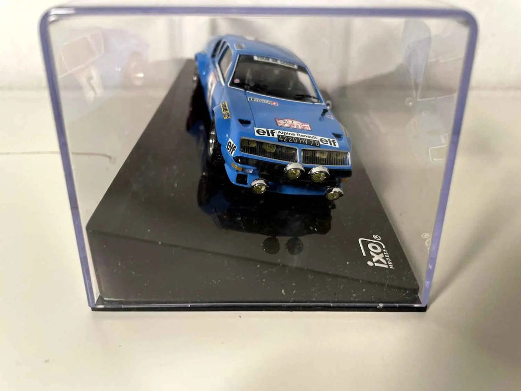 Voitures Miniatures Renault Alpine A310 bleue numéro 7 - tour de Corse 1974 (IXO) - Bernard Miniatures