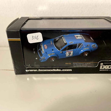 Voitures Miniatures Renault Alpine A310 bleue numéro 7 - tour de Corse 1974 (IXO) - Bernard Miniatures
