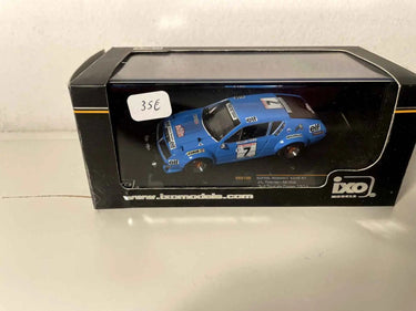 Voitures Miniatures Renault Alpine A310 bleue numéro 7 - tour de Corse 1974 (IXO) - Bernard Miniatures