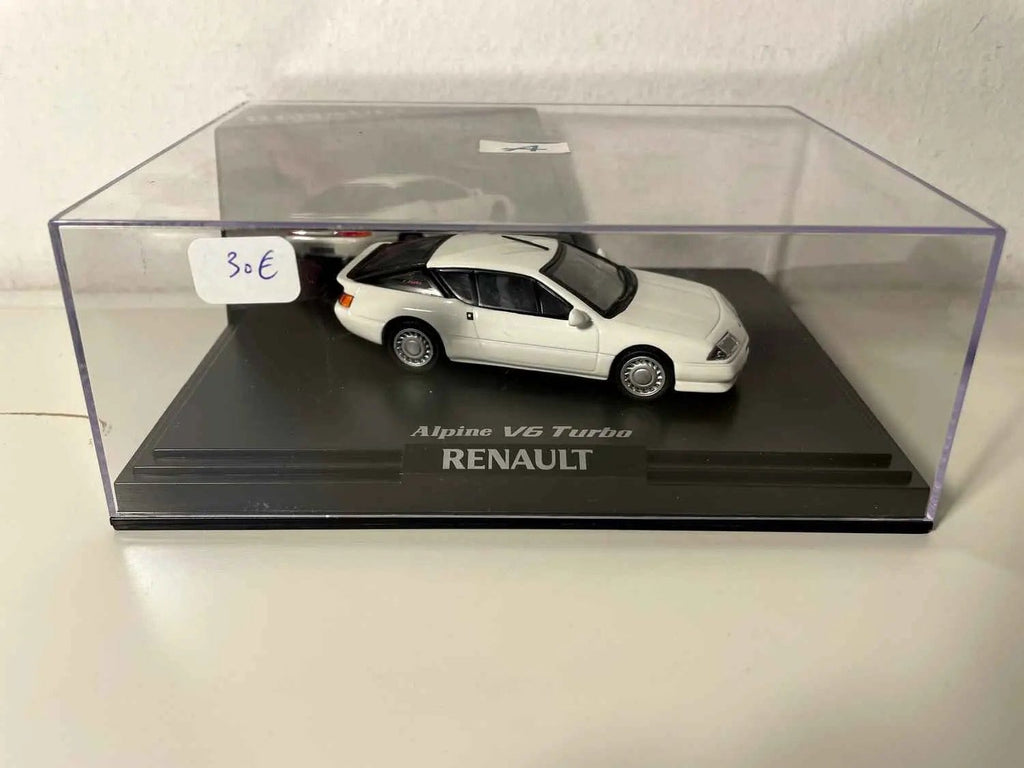 Voitures Miniatures Renault Alpine V6 Turbo blanche (coffret) - Bernard Miniatures