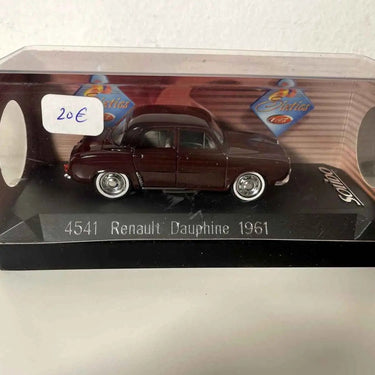 Voitures Miniatures Renault Dauphine bordeaux de 1961 (Solido référence 4541) - Bernard Miniatures