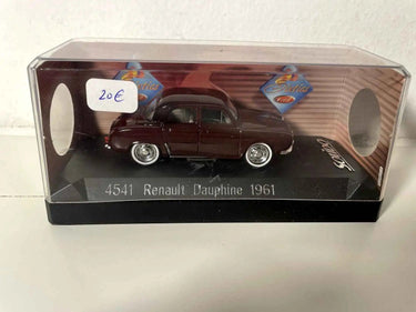 Voitures Miniatures Renault Dauphine bordeaux de 1961 (Solido référence 4541) - Bernard Miniatures