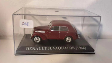 Voitures Miniatures Renault Juvaquatre bordeaux de 1946 - Bernard Miniatures