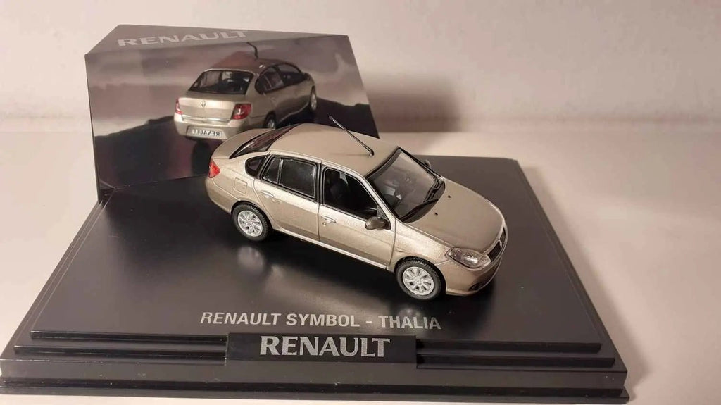 Voitures Miniatures Renault Symbol Thalia beige cendré - Bernard Miniatures