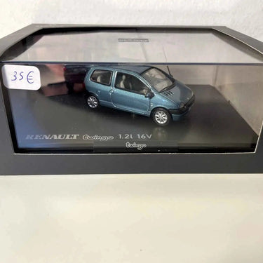 Voitures Miniatures Renault Twingo 1.2l 16V bleue (coffret - boite rectangle) - Bernard Miniatures