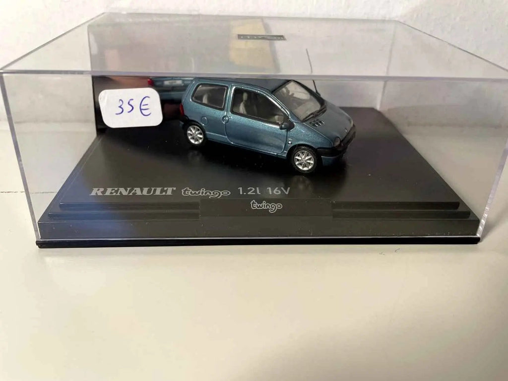 Voitures Miniatures Renault Twingo 1.2l 16V bleue (coffret - boite rectangle) - Bernard Miniatures