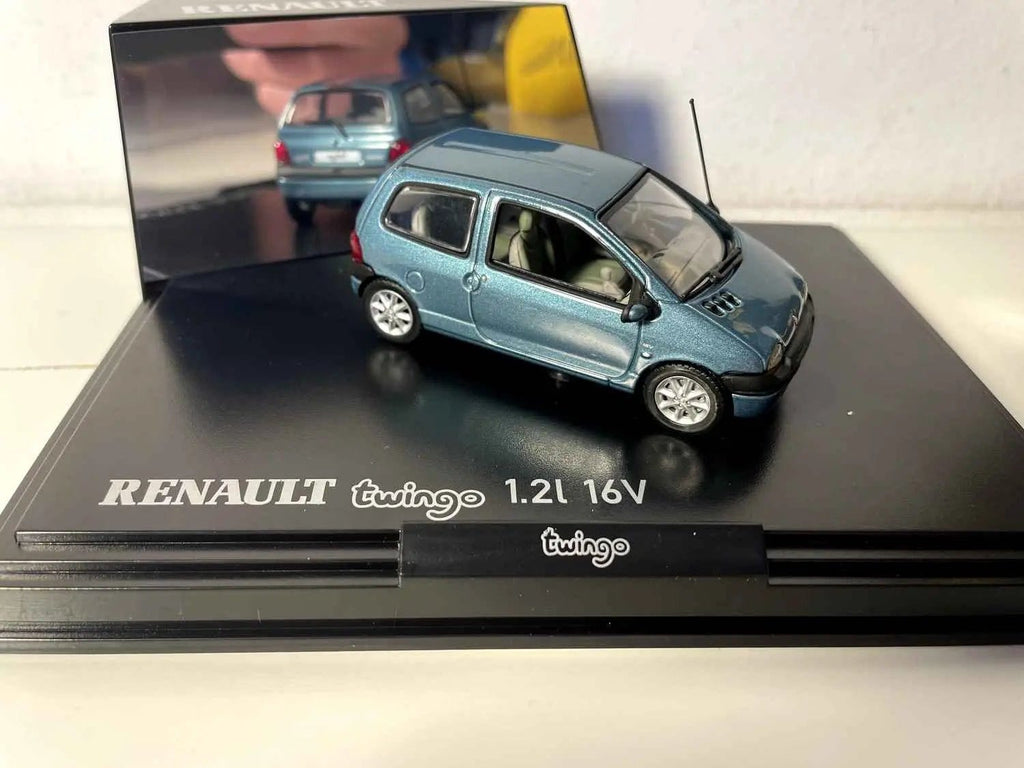 Voitures Miniatures Renault Twingo 1.2l 16V bleue (coffret - boite rectangle) - Bernard Miniatures