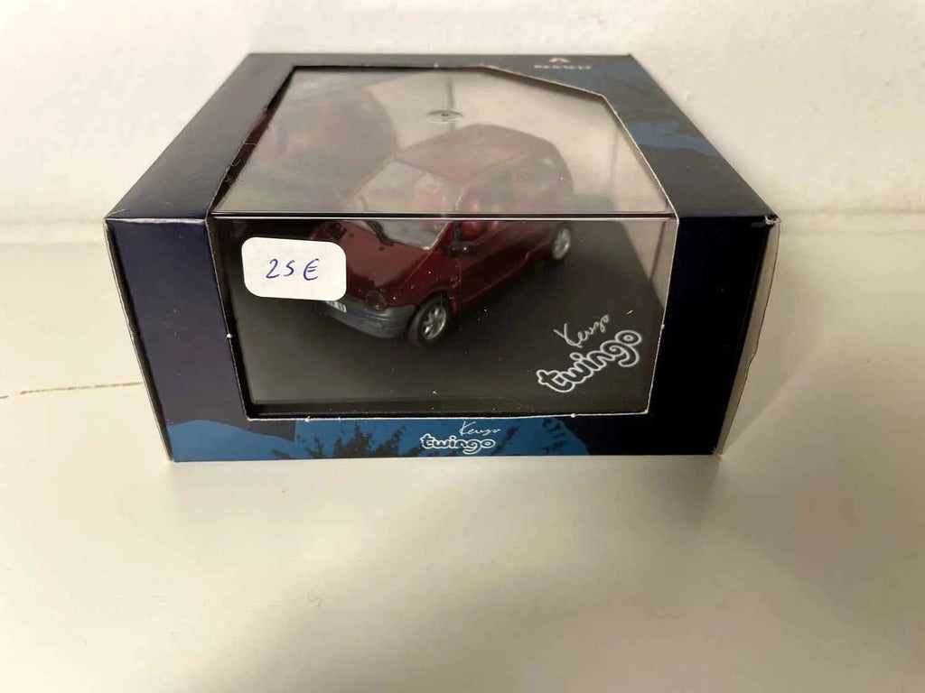 Voitures Miniatures Renault Twingo KENZO bordeaux (boite carrée en carton bleue) - Bernard Miniatures