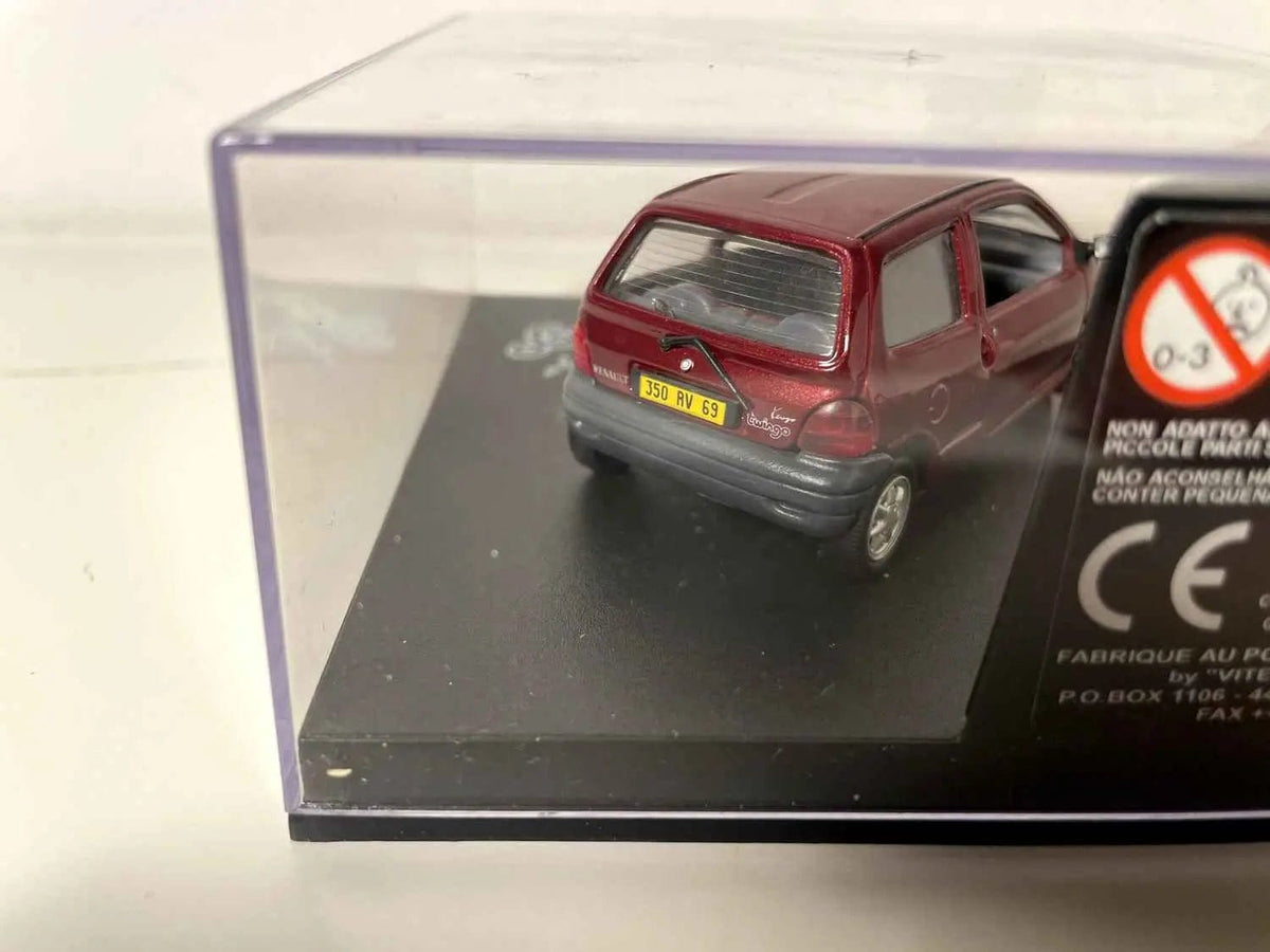 Voitures Miniatures Renault Twingo KENZO bordeaux (boite carrée en carton bleue) - Bernard Miniatures