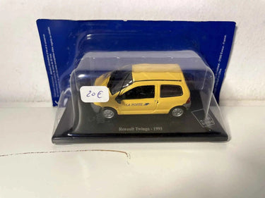 Voitures Miniatures Renault Twingo jaune de 1993 la Poste - PTT - Bernard Miniatures