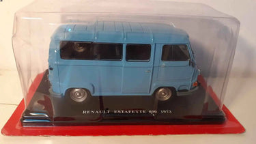 Voitures Miniatures Renault estafette 800 bleue de 1973 (échelle 1/24ème) - Bernard Miniatures