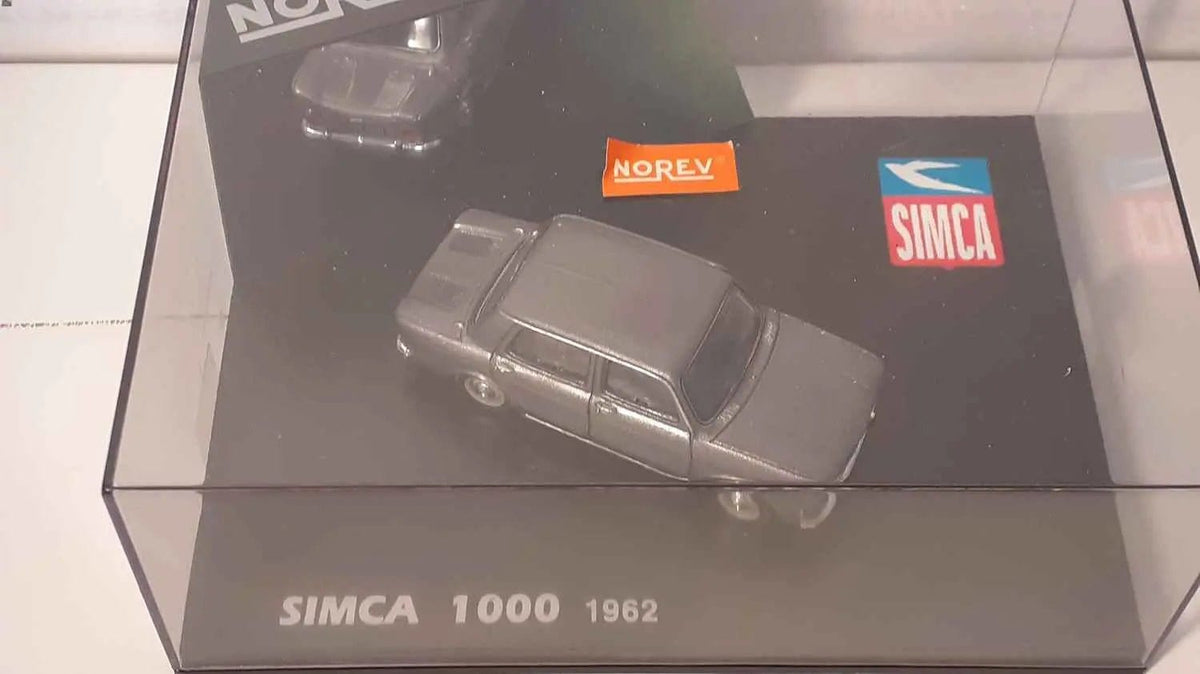 Voitures Miniatures Simca 1000 grise foncée de 1962 - Bernard Miniatures