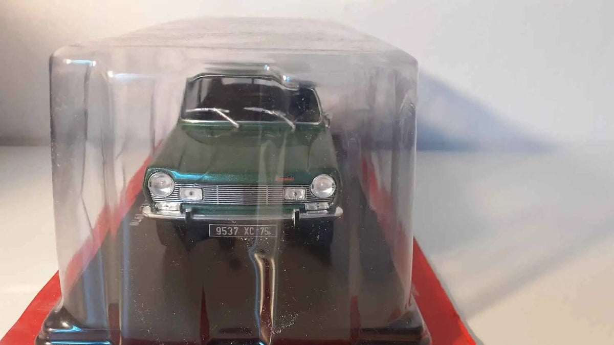 Voitures Miniatures Simca 1100 Spécial verte de 1970 (échelle 1/24ème) - Bernard Miniatures