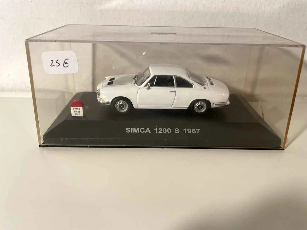 Voitures Miniatures Simca 1200 S blanche de 1967 - Bernard Miniatures