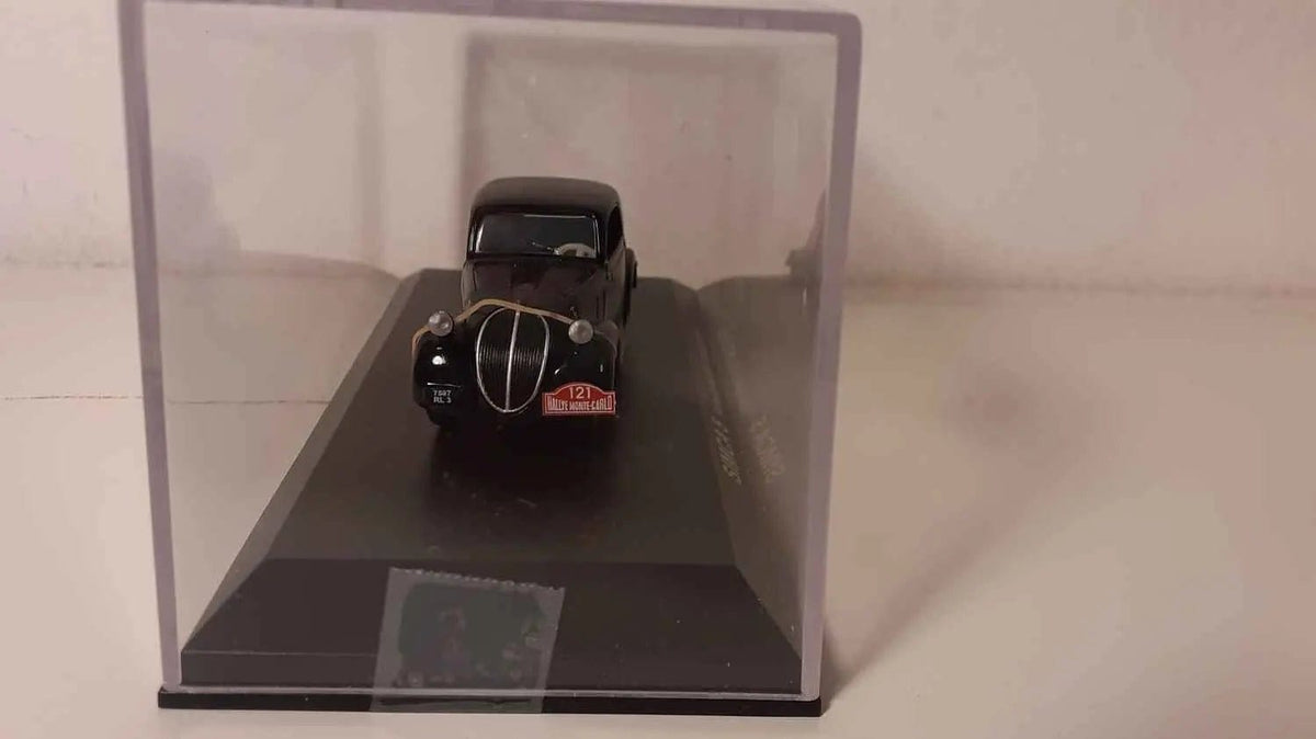 Voitures Miniatures Simca 5 noire rallye de Monté-Carlo de 1938 (Norev) - Bernard Miniatures