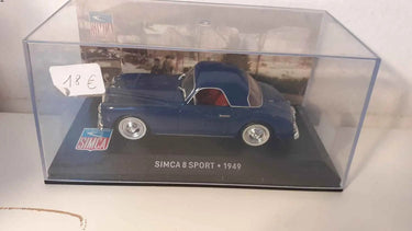 Voitures Miniatures Simca 8 sport bleue de 1949 - Bernard Miniatures