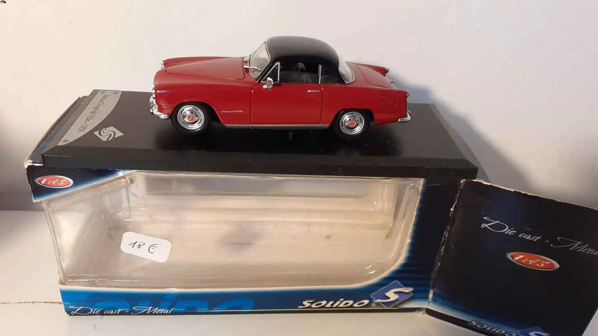 Voitures Miniatures Simca coupé de ville rouge de 1956 - Bernard Miniatures