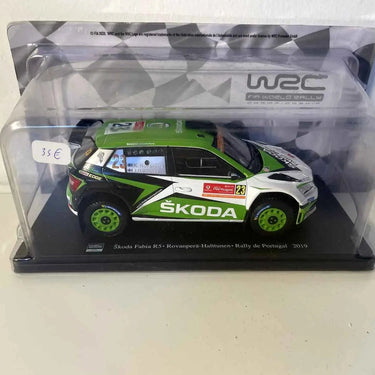 Voitures Miniatures Skoda Fabia R5 - rallye du Portugal 2019 (échelle 1/24ème) - Bernard Miniatures