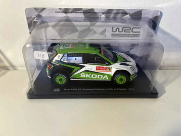 Voitures Miniatures Skoda Fabia R5 - rallye du Portugal 2019 (échelle 1/24ème) - Bernard Miniatures
