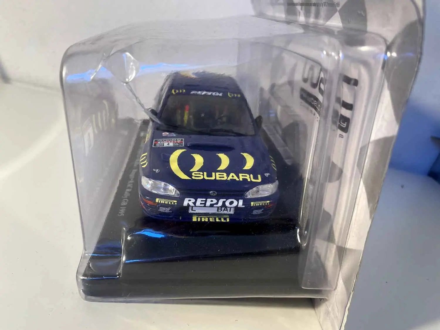 Voitures Miniatures Subaru Impreza - rallye de Grande -Bretagne de 1995 (échelle 1/24ème) - Bernard Miniatures