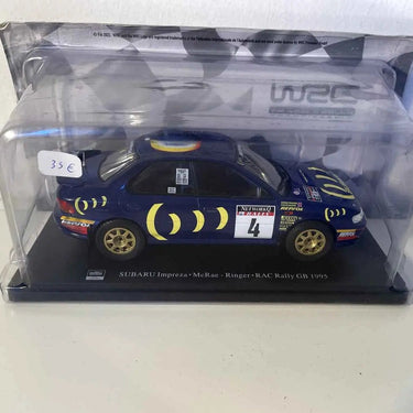 Voitures Miniatures Subaru Impreza - rallye de Grande -Bretagne de 1995 (échelle 1/24ème) - Bernard Miniatures