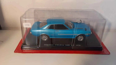 Voitures Miniatures Toyota Célica 1600 GT bleue de 1970 (échelle 1/24ème) - Bernard Miniatures