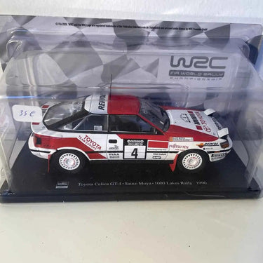 Voitures Miniatures Toyota Célica GT-4 rallye des 1000 lacs 1990 (échelle 1/24ème) - Bernard Miniatures