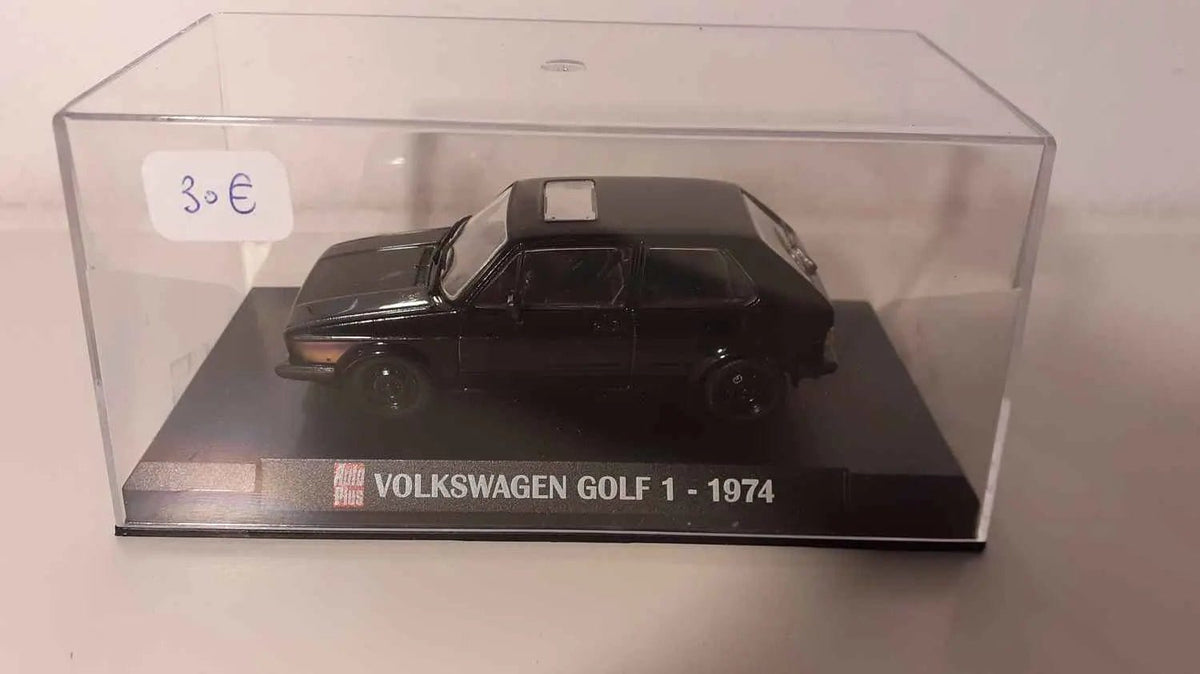 Voitures Miniatures Volkswagen GOLF 1 noire de 1974 (Auto Plus) - Bernard Miniatures