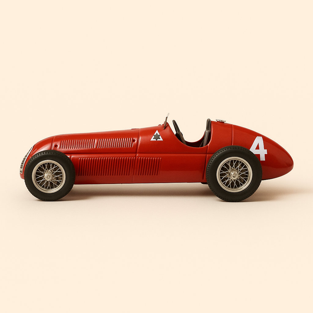 Rout Alfa Romeo 158 Nummer 4 vun 1950 (Formel 1)