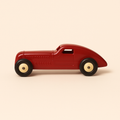 Photo professionnelle de la voiture miniature Auto De Course Profilee Rouge Et Grise Dinky Toys Editions Atlas - Image clean haute qualité