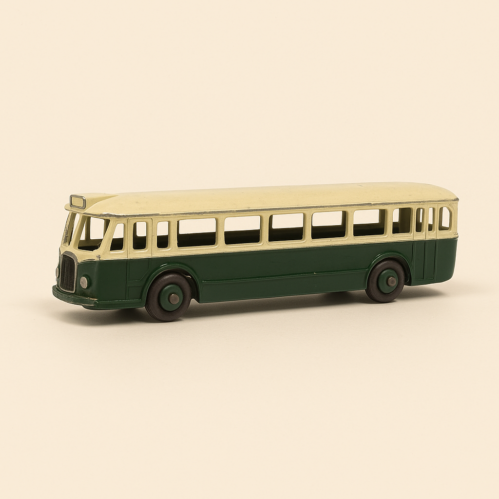 Dinky-Toys gréng a beige Paräisser Bus (Atlas Editiounen)