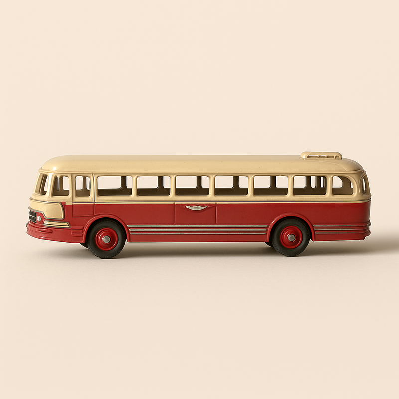 Carrozza Chausson Dinky-Toys blu e beige (Atlas Editions)