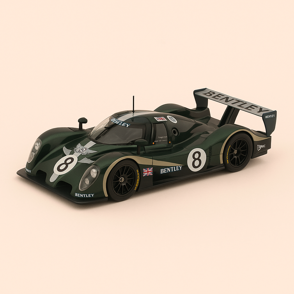 Bentley EXP8 verde número 8 (24 Horas de Le Mans de 2001)