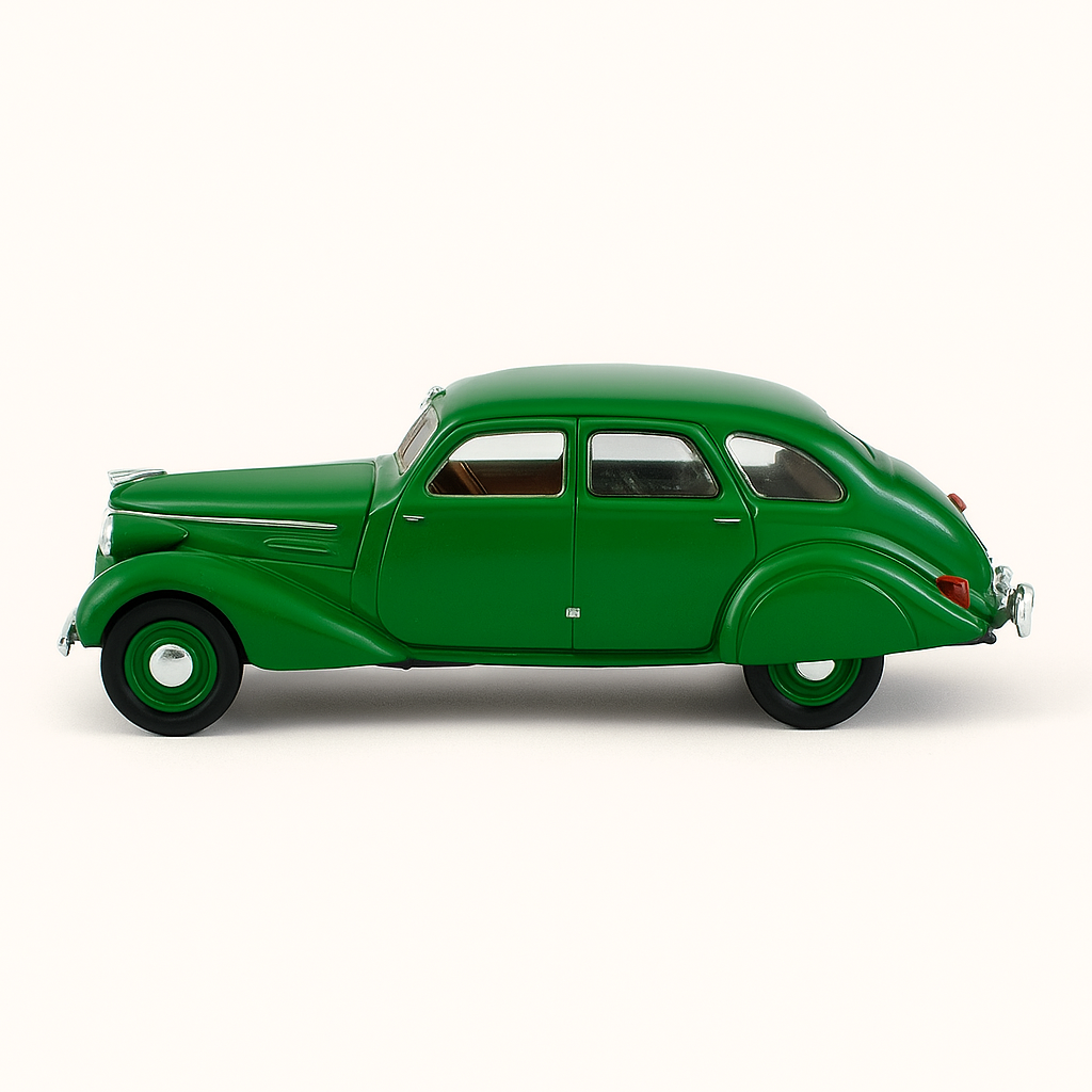 Grénge Berliet 11CV Dauphine vun 1939