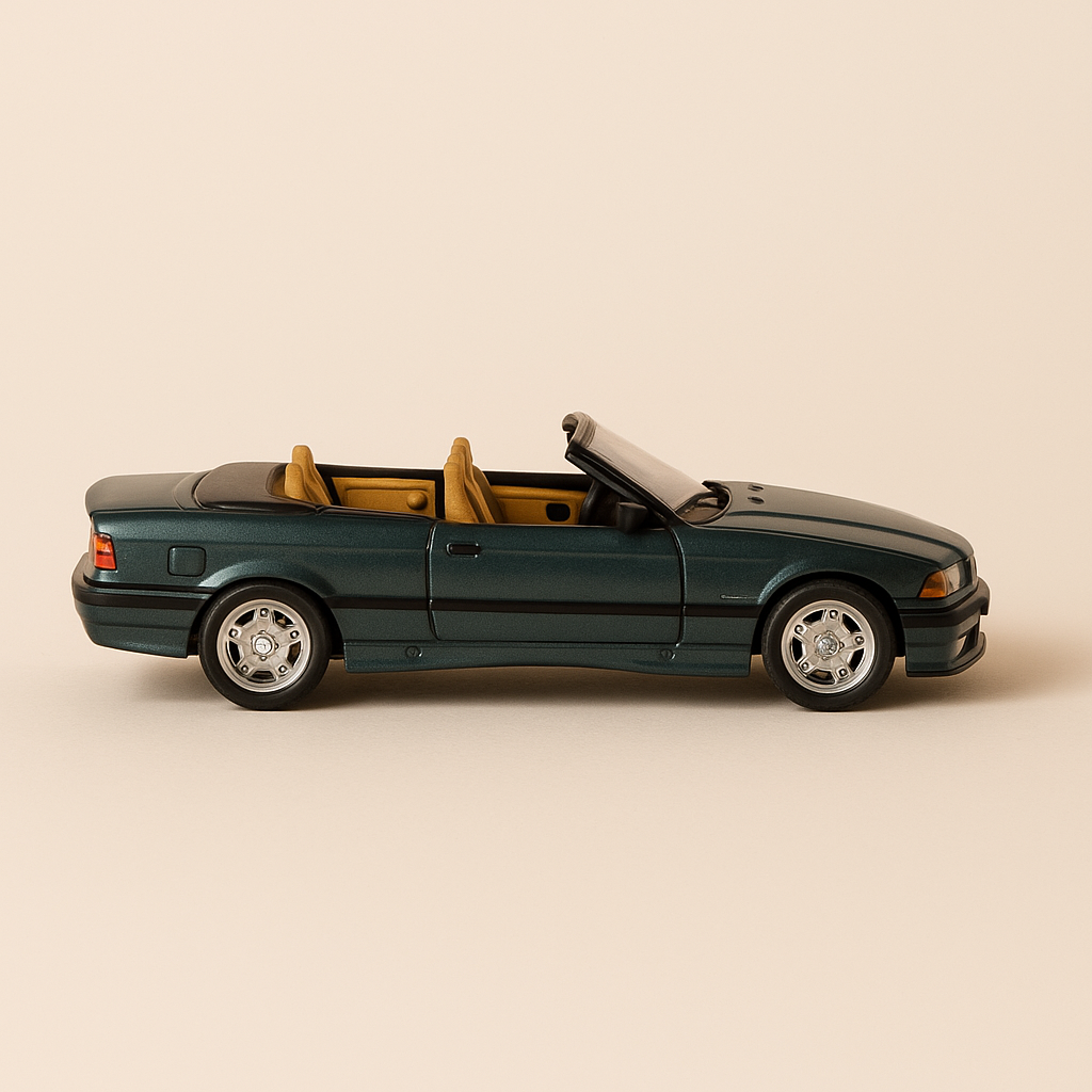 BMW M3 verte de 1995 - collection CityCruiser (boite en carton avec débord)