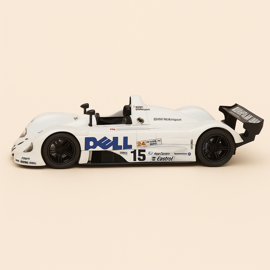 BMW V12 LMR blanche numéro 15 (24 heures du Mans de 1999) - voiture sous blister