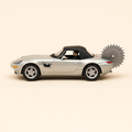 Photo professionnelle de la voiture miniature Bmw Z8 Grise James Bond The World Is Not Enough - Image clean haute qualité