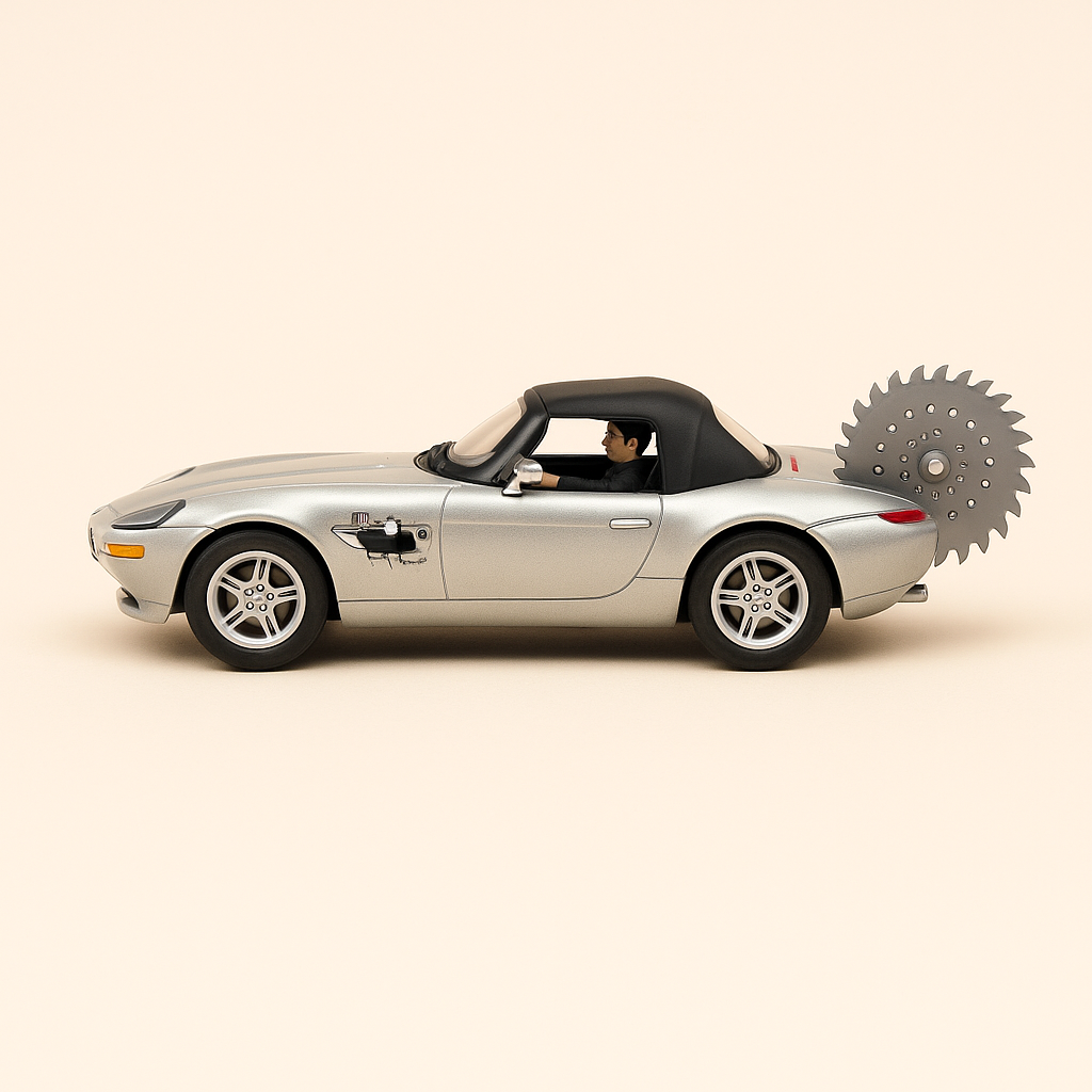 Groe BMW Z8 - JAMES BOND - D'WELT ASS NET GENUCH