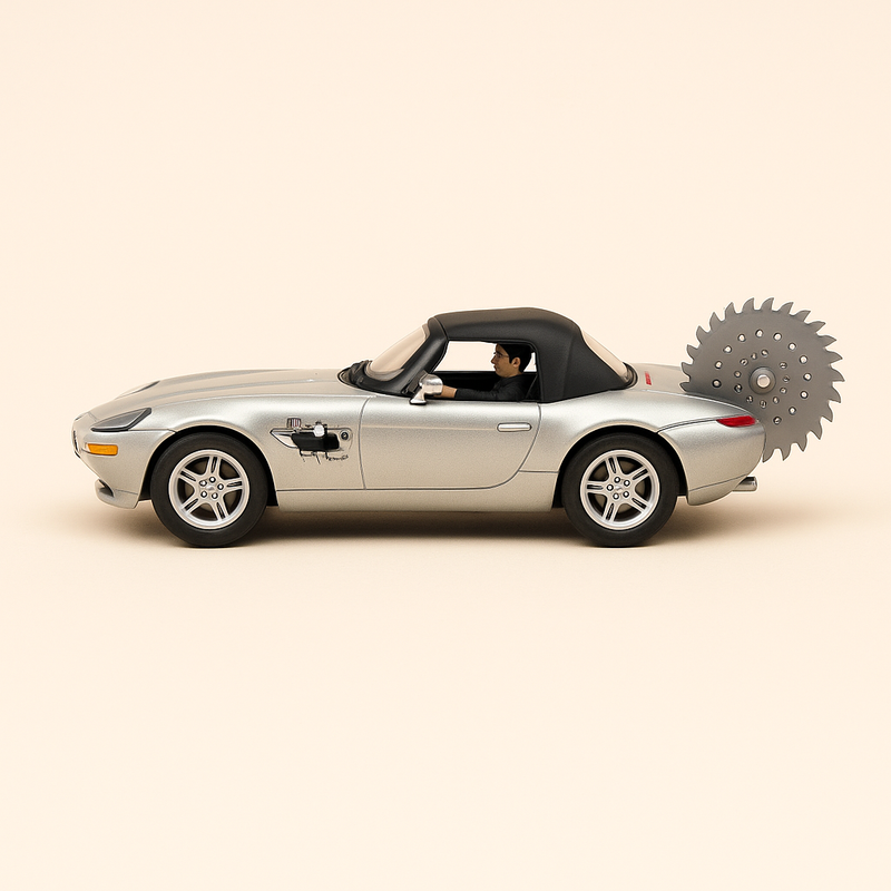 BMW Z8 gris - JAMES BOND - EL MUNDO NO ES SUFICIENTE
