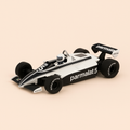 Photo professionnelle de la voiture miniature Brabham Bt49 De 1981 Formule 1 - Image clean haute qualité