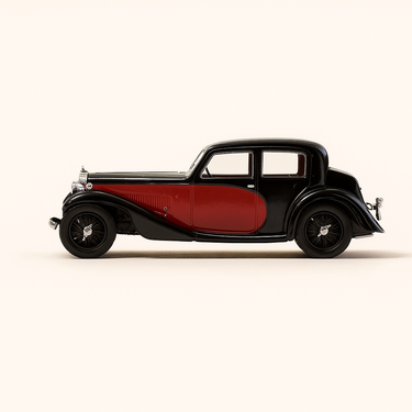 Photo professionnelle de la voiture miniature Bugatti 57 Galibier De 1939 - Image clean haute qualité