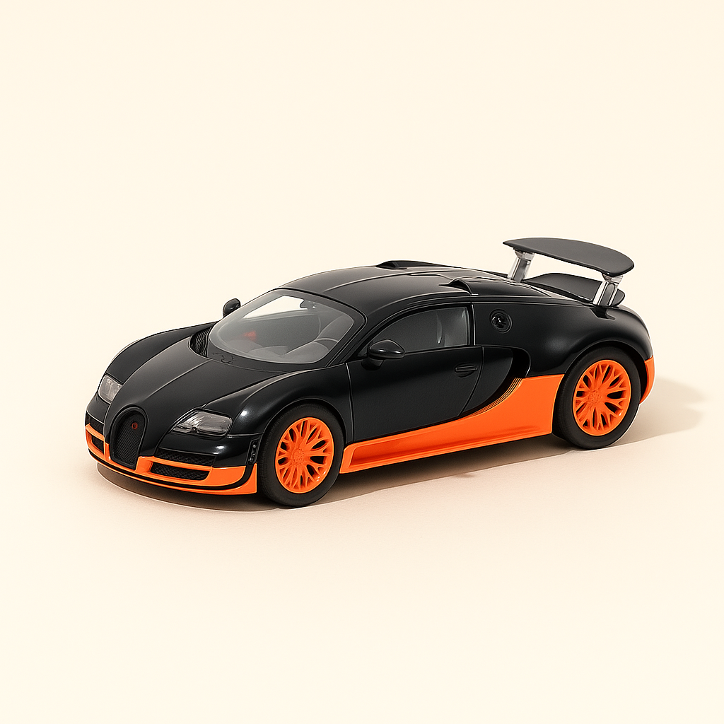 2010 Bugatti Veyron 16.4 Super Sport schwaarz an orange