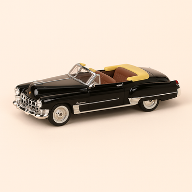 Photo professionnelle de la voiture miniature Cadillac Coupe De Ville Noire De 1949 Voiture Americaine - Image clean haute qualité
