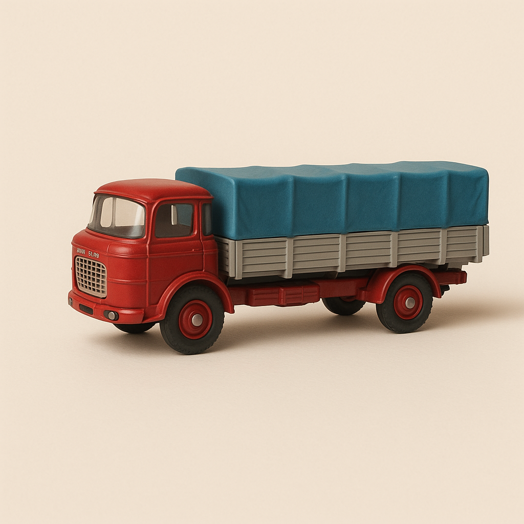 GAK Berliet giele Plane Camion a gréng Dinky-Toys Plane (Atlas Editiounen)