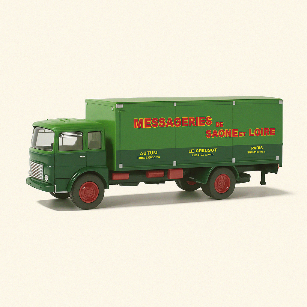 SAVIEM SM 200 gréng Camion Messagen VUN SAONE ET LOIRE