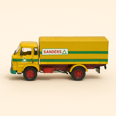 Photo professionnelle de la voiture miniature Camion Saviem Sg5 Produits Sanders - Image clean haute qualité