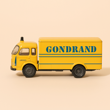 Photo professionnelle de la voiture miniature Camion Somua Jl 19 De 1959 Transport Gondrand - Image clean haute qualité