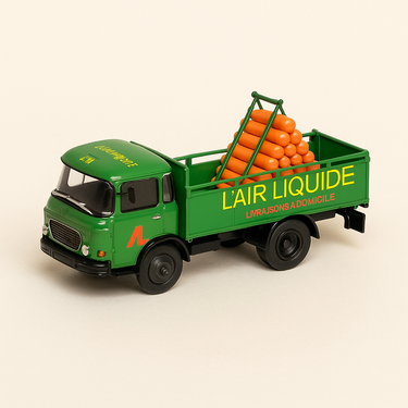 Photo professionnelle de la voiture miniature Camion Unic Hz 37 Ca Belfort Air Liquide - Image clean haute qualité