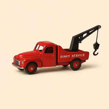 Photo professionnelle de la voiture miniature Camionnette De Depannage Citroen Rouge Dinky Toys Editions Atlas - Image clean haute qualité