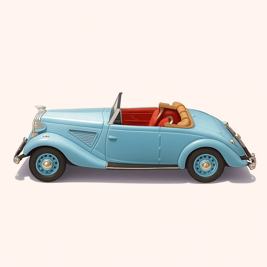 Chenard and Walcker Eagle 22 hellblo vun 1936